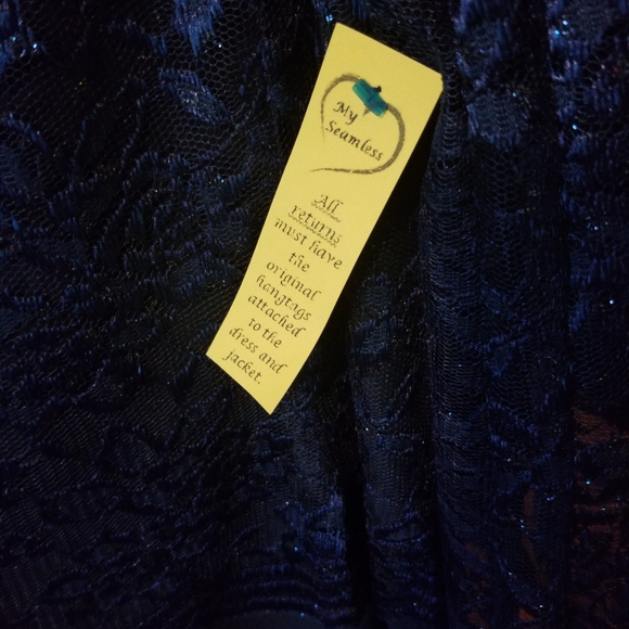 Mother of Bride Lace Dress with Jacket - Picture 8 of 8